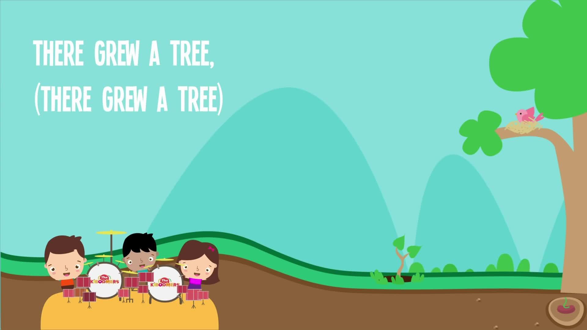 The Green Grass Grows All Around Song Lyrics for Kids Nursery Rhymes